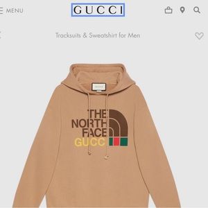COPY - COPY - COPY - GUCCI- THE NORTH FACE HOODIE
